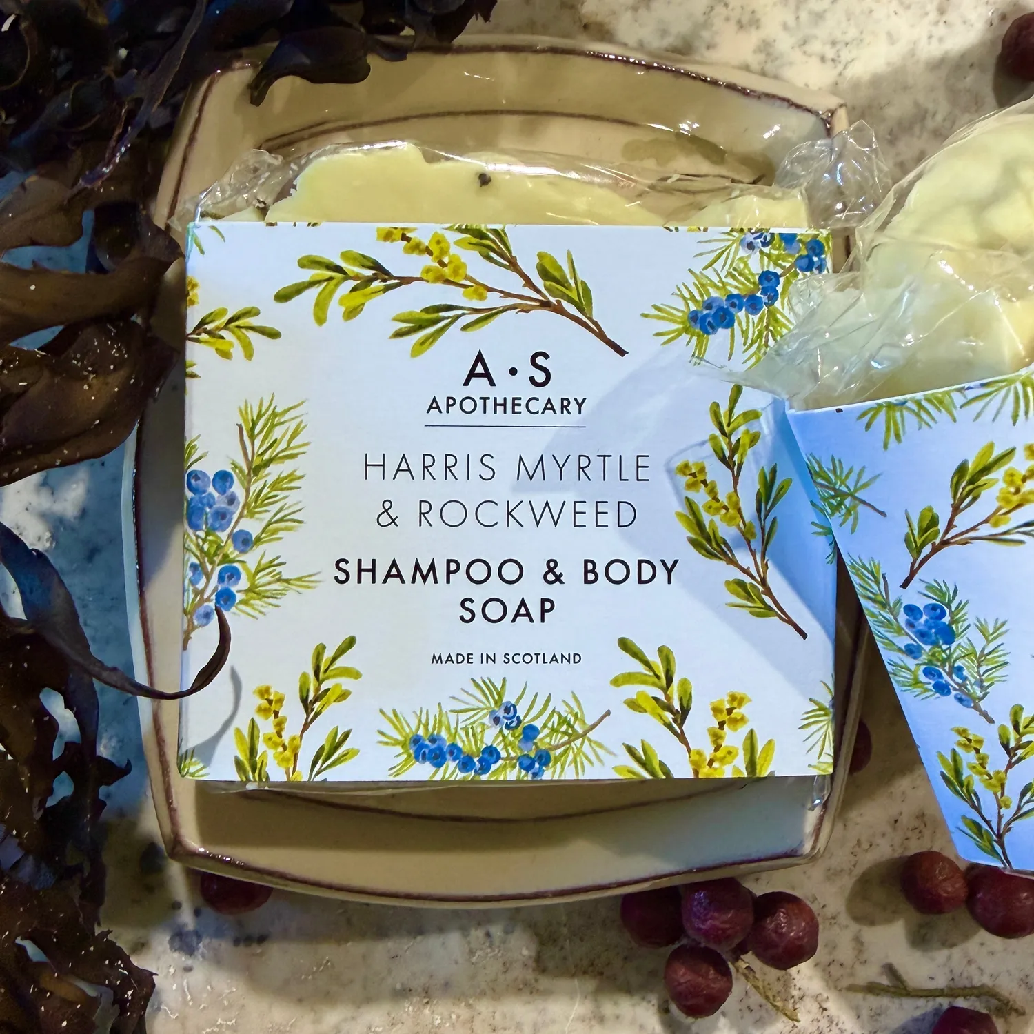 WILD EVE Shampoo & Body Bar savon solide géranium