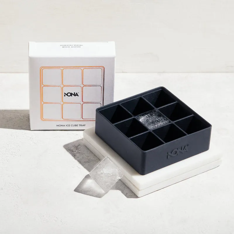 NONA Ice Cube Tray bac à glaçons silicone 9 cubes