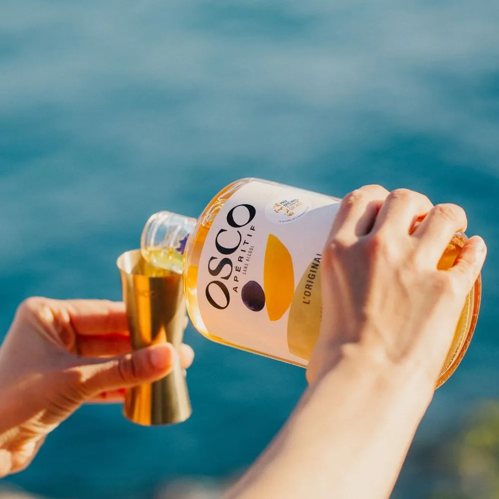 Osco doseur cocktail inox doré 25 et 50 ml
