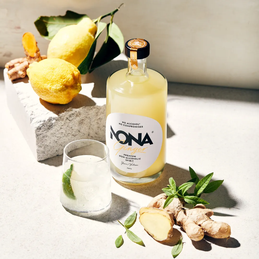 NONA Ginger spiritueux sans alcool 20cl verre offert